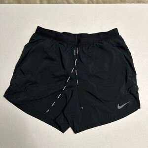 Nike Dri-FIT Black Running Shorts Reflective Logo Men’s Size Small